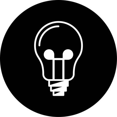 Ampul. Web simgesi basit illüstrasyon 