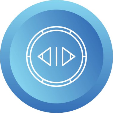 Düğme simgesi ögesinin vektör illüstrasyonu 