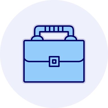 Evrak Çantası'nı web simge vektör çizim