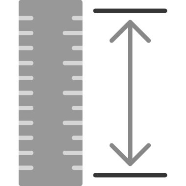 cetvel simgesi, vektör tasarım şablonu