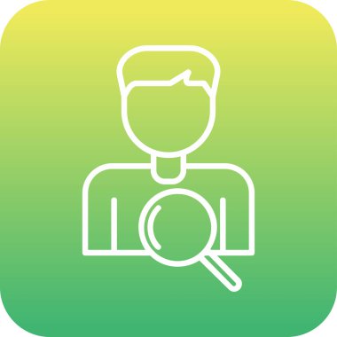 Seçim Süreci Web simgesi vektör illüstrasyonu