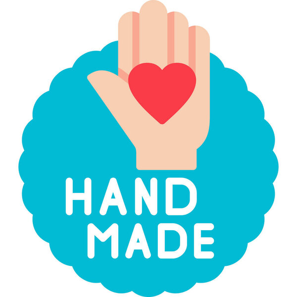 знак ручной работы, простая иллюстрация