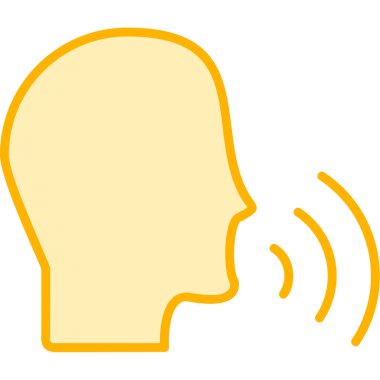 Konuşan Web simgesi vektör illüstrasyonu