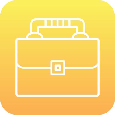 Evrak Çantası'nı web simge vektör çizim