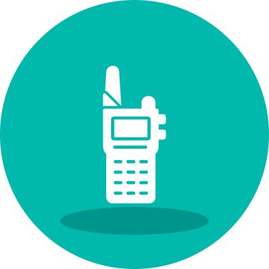 Walkie talkie simgesinin vektör çizimi