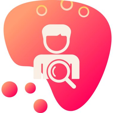 Seçim Süreci Web simgesi vektör illüstrasyonu