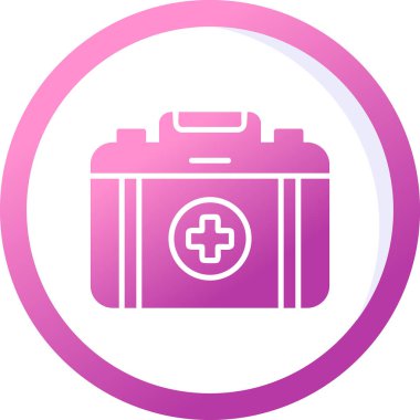 İlk yardım çantası vektör çizim 