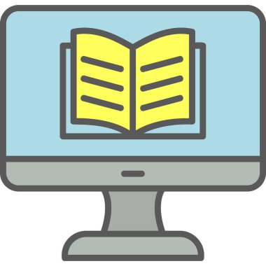 Özel ders. Web simgesi basit illüstrasyon