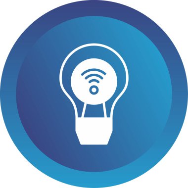 ampul simgesi, vektör illüstrasyonu 