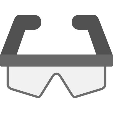 Gözlük. Web simgesi basit illüstrasyon 