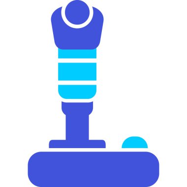 Modern joystick simgesinin vektör çizimi                             