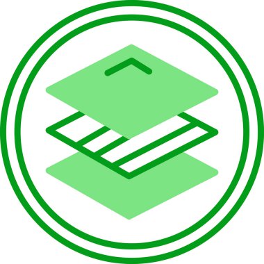 Membrane Web simgesi basit illüstrasyon             