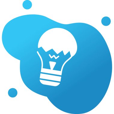 ampul web simgesi basit tasarım