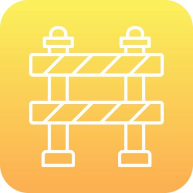 Trafik Bariyeri vektör tasarım şablonu        