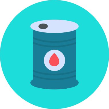 Petrol varil simge vektör çizim