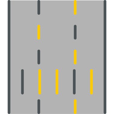Lane web simgesi vektör illüstrasyonu