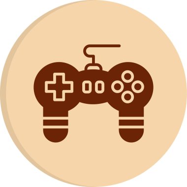 oyun denetleyici simgesi, vektör illüstrasyonu 