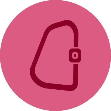 Karabinalı ağ simgesi vektör çizimi