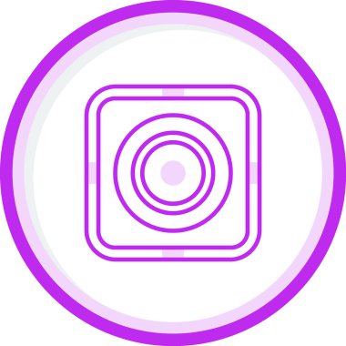 ses kayıt simgesi, vektör illüstrasyonu basit tasarım