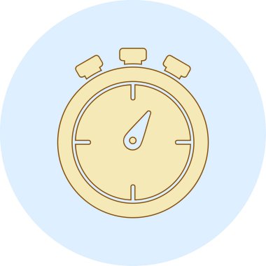 Kronometre simgesi çizimi