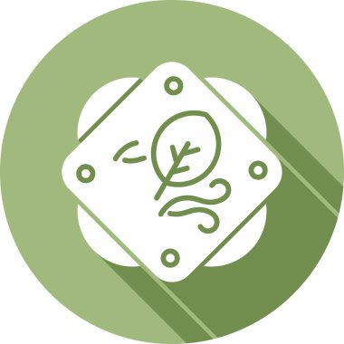 Kuru yaprak ağ ikonu vektör illüstrasyonu