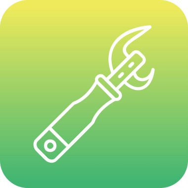 Açıcı simgesi vektör illüstrasyonu