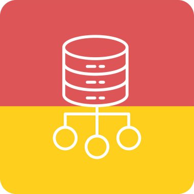 ağ web simgesi, vektör çizim 