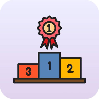 İlk Konum web simgesi, vektör illüstrasyonu