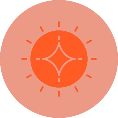 yıldız web simgesi basit illüstrasyon 