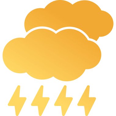 Storm Web simgesi, vektör illüstrasyonu 