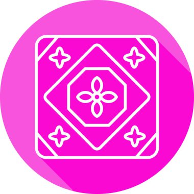 Döşeme. Web simgesi basit illüstrasyon