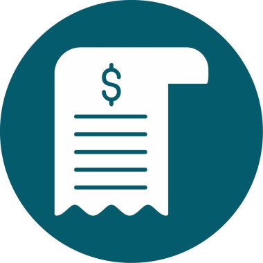 Bill simgesi, vektör illüstrasyonu basit tasarım