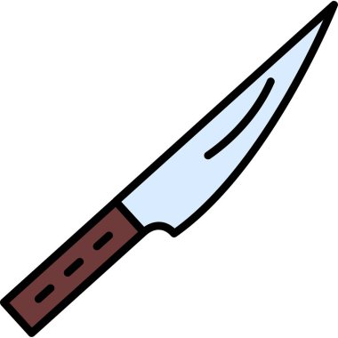 bıçak simgesi vektör illüstrasyonu