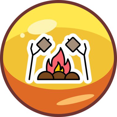 Web simgesi vektör resimlemesi kızartılıyor