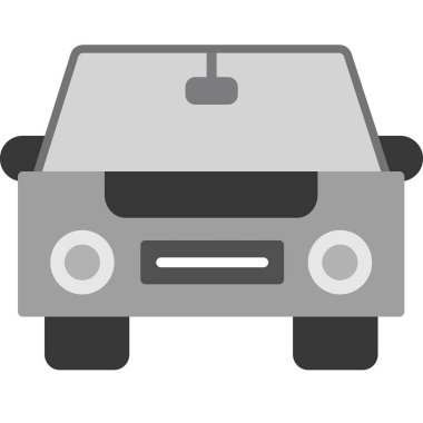 araba web simgesi basit illüstrasyon 