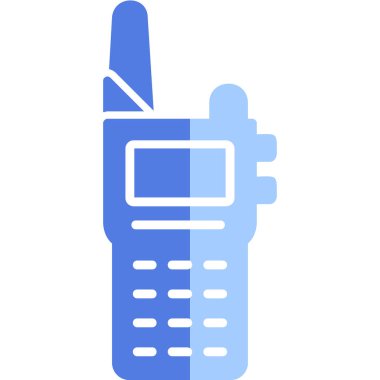 Walkie talkie simgesinin vektör çizimi