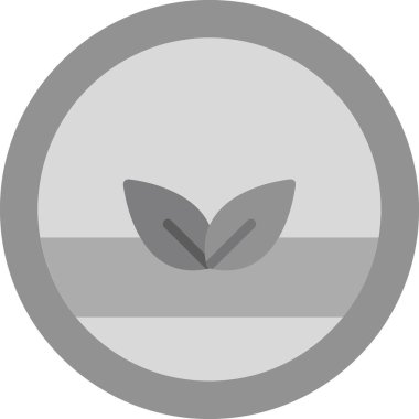 Vegan logosu, vektör çizimi basit tasarım