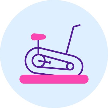 Sabit Bisiklet simge vektör çizim