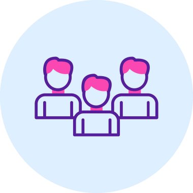 vector illustration of Group people icon 