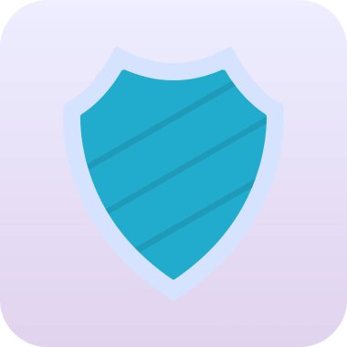 kalkan simgesi web basit illüstrasyon