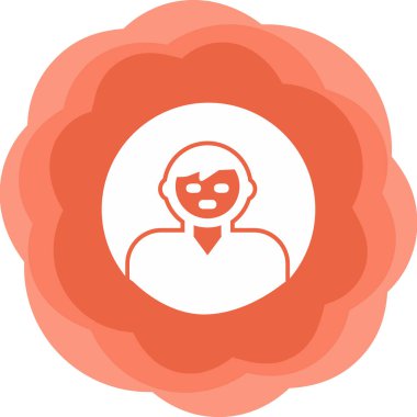 user icon, vector illustration simple design