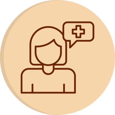 Pozitif Düşünme simgesi, vektör illüstrasyonu 