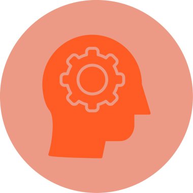 Eleştirel Düşünme Ağı simgesi, vektör illüstrasyonu