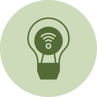 ampul simgesi, vektör illüstrasyonu 