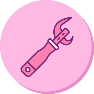 Açıcı simgesi vektör illüstrasyonu