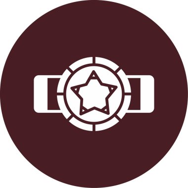 yıldız web simgesi basit illüstrasyon 