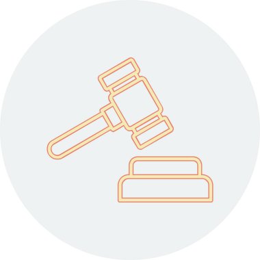 Adalet simgesi vektörünün çekici