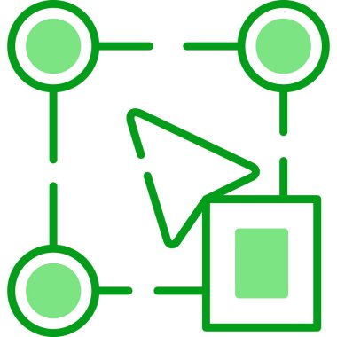 Web simgesi vektör resimlemesini yeniden boyutlandır
