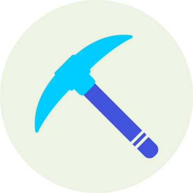 Kazma ağ simgesi, vektör illüstrasyonu                              