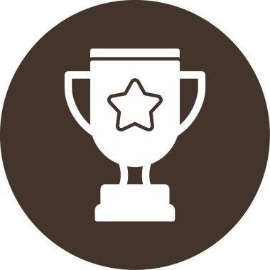 Kupa kupası. simge vektör illüstrasyonu